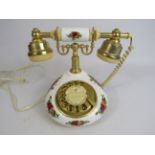 Royal Albert old country roses telephone.