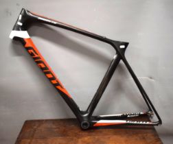 Carbon Fibre Bike frame. Extremely lightweight. Height from Crank to seatpost 19.5 inches. See pho