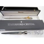 Two lovely Gift set letter openers,  One by Eduar  in Stainless Steel with Silver handle and Gold to