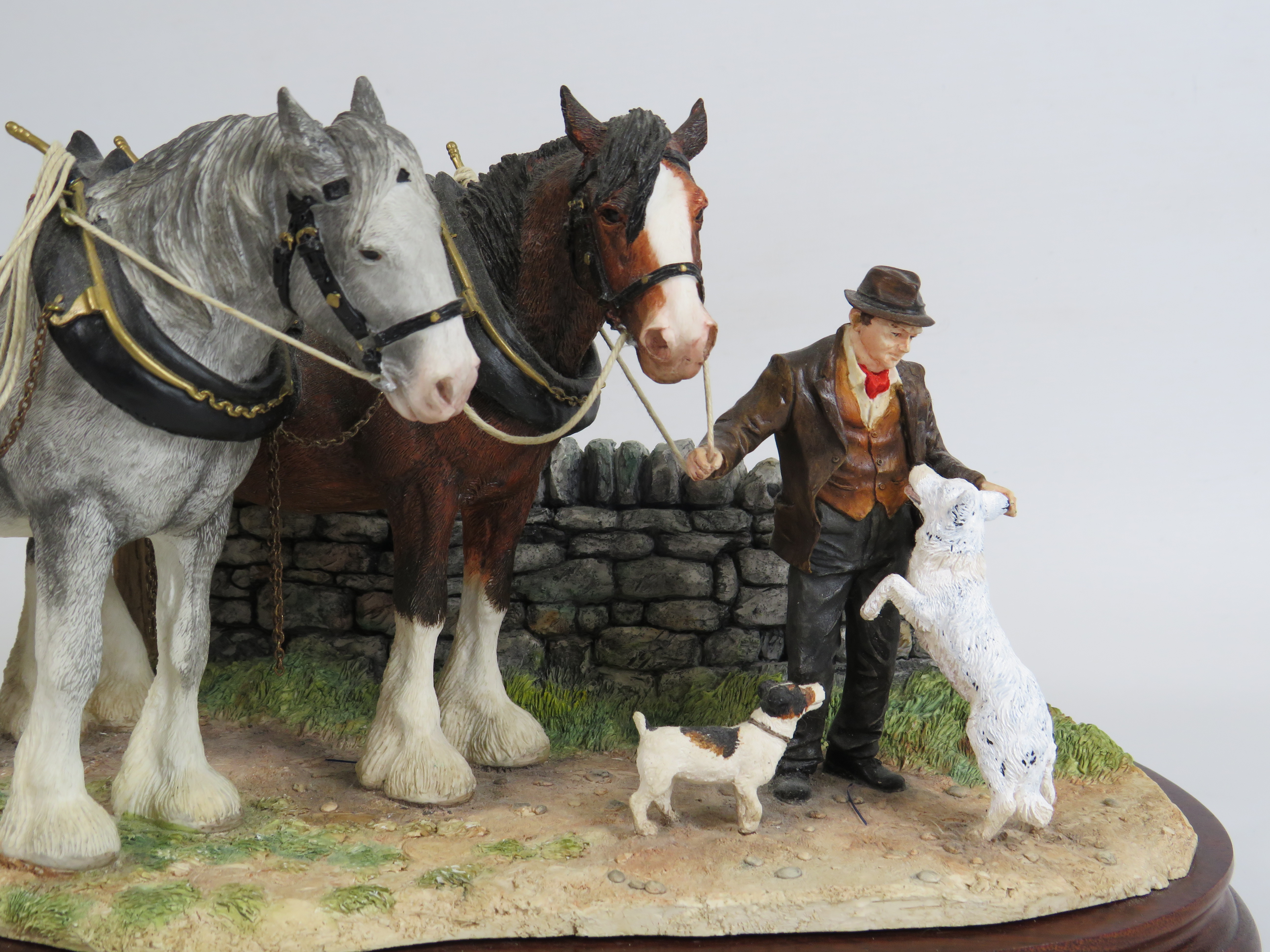 Border Fine Arts sculpture "Homeward Bound" B1029 Limited edition 442 /650. Border collie has been - Bild 3 aus 6