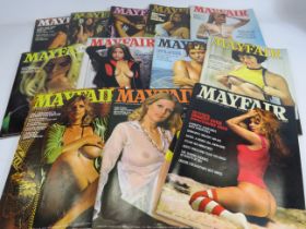 12 Vintage Mayfair mens magazines the complete Volume 7.