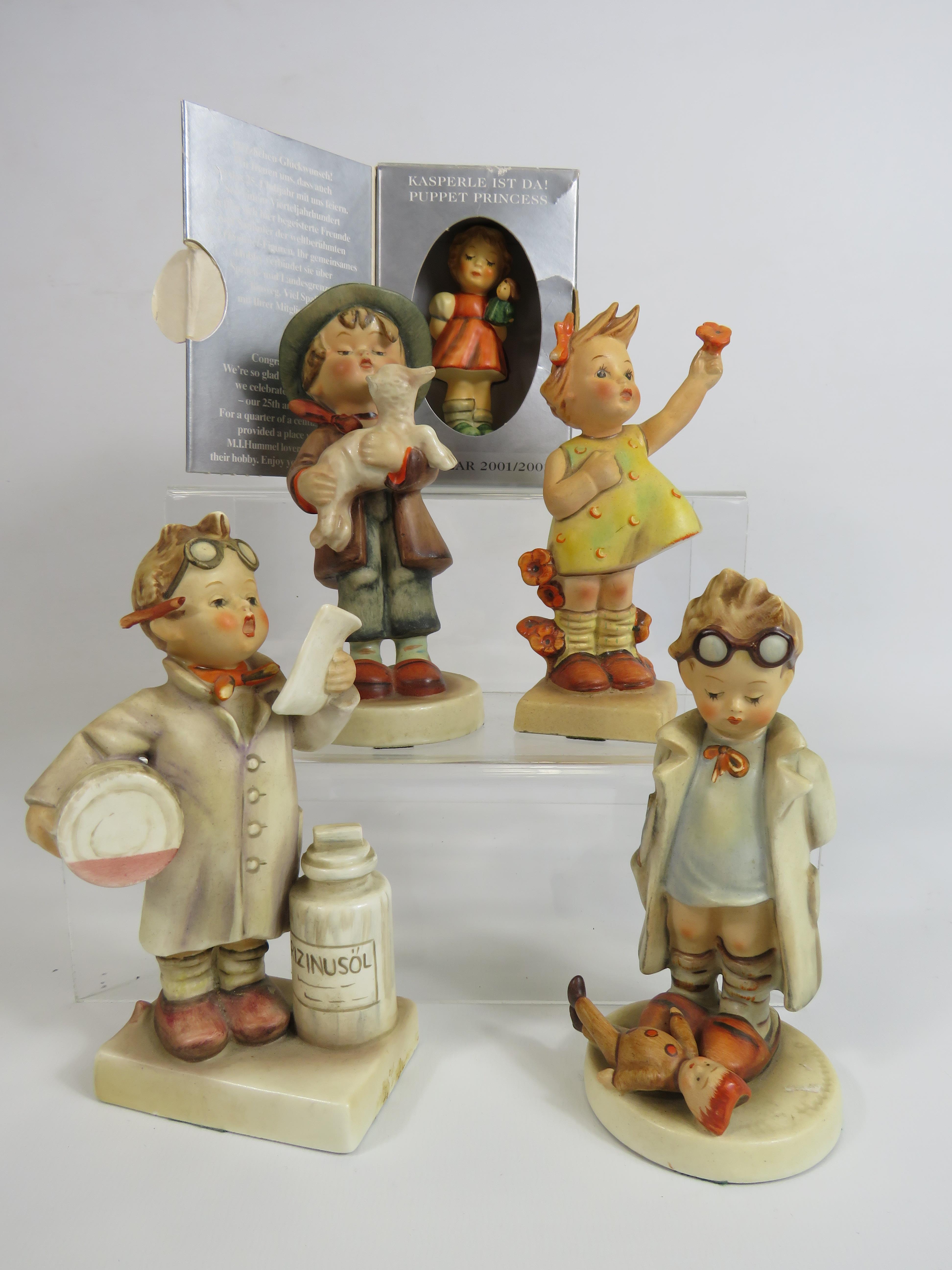 5 Goebel Hummel figurines.