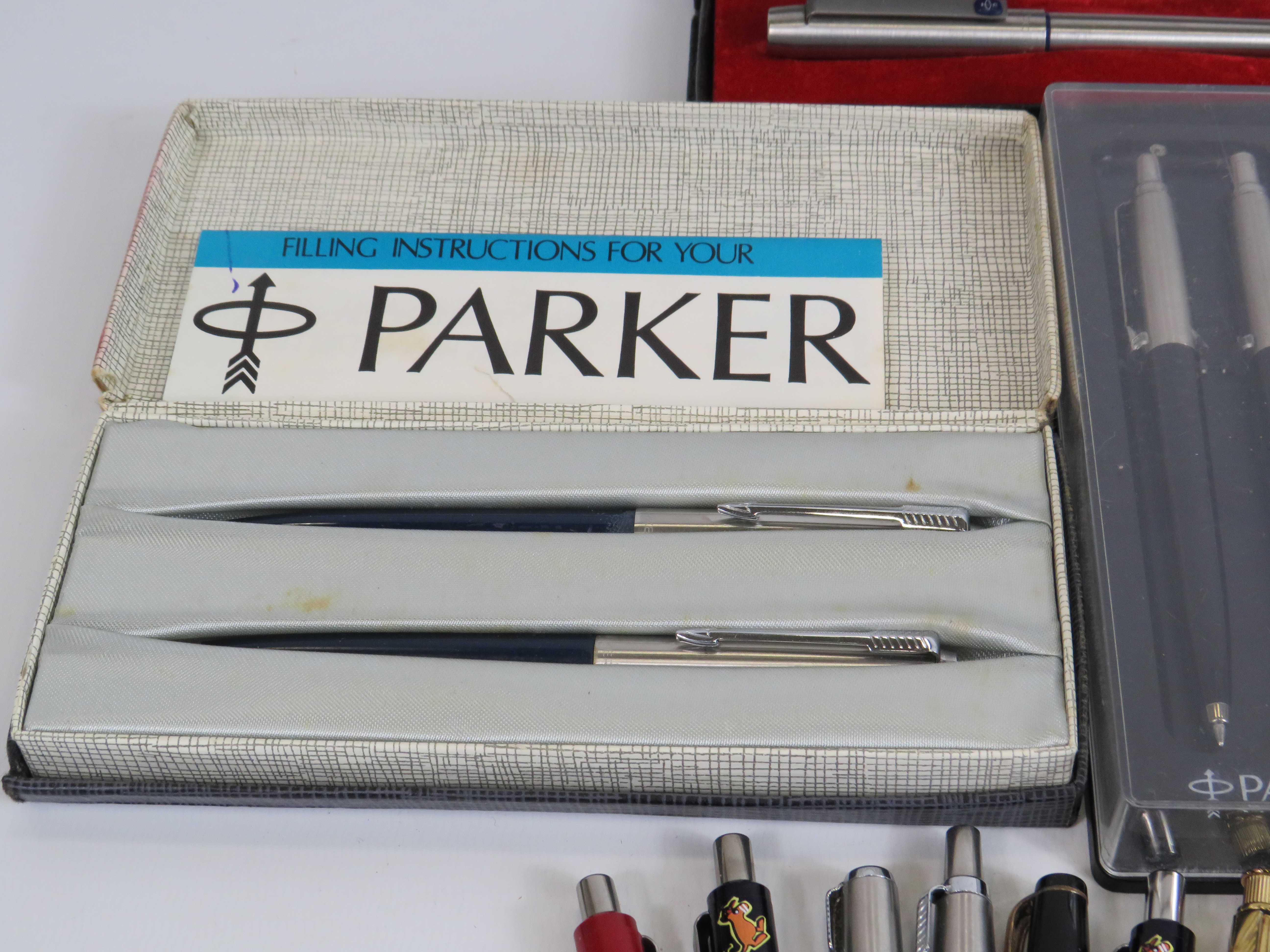 Selection of Parker ballpoint pens and pencils, some with boxes. - Image 2 of 4