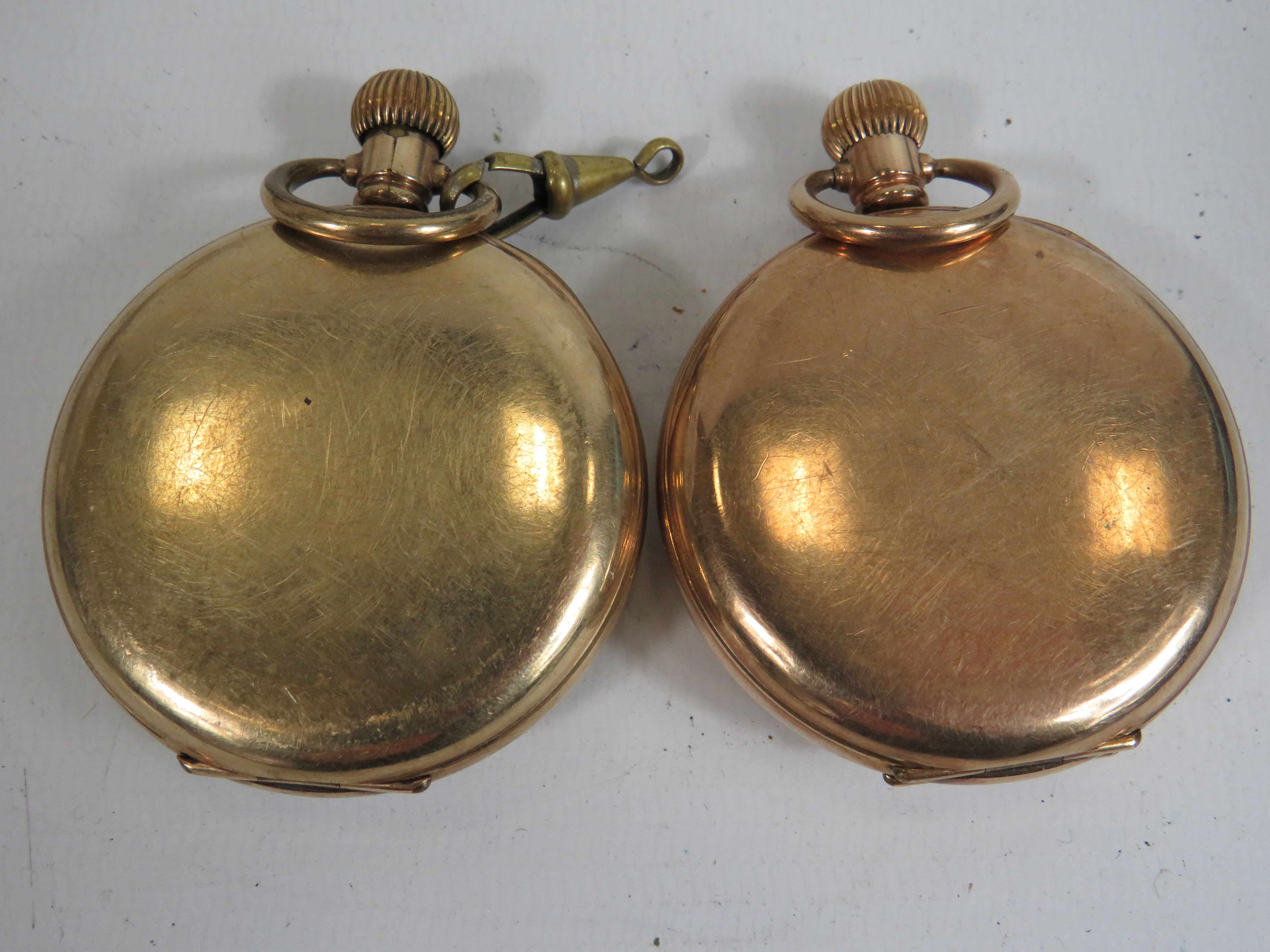 Gents Vintage Rolled Gold Pocket Watches Hand-wind Inc. Half Hunter Etc. x 2      406364 - Bild 3 aus 3