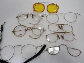 Selection of Vintage reading glasses. See photos.