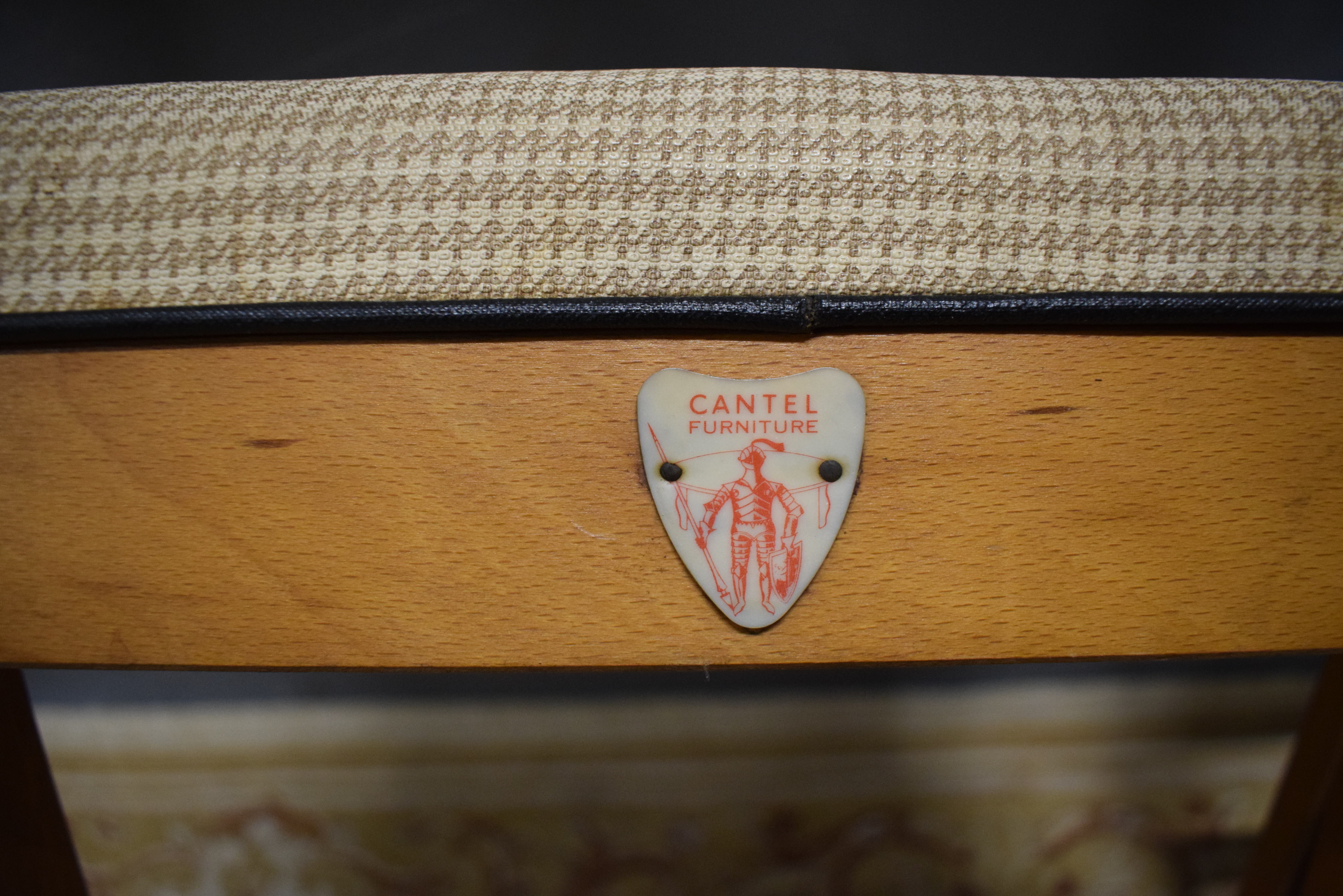 Pair of Stylish 1930's Era Folding chairs with padded top and back support. See photos.  - Image 5 of 5