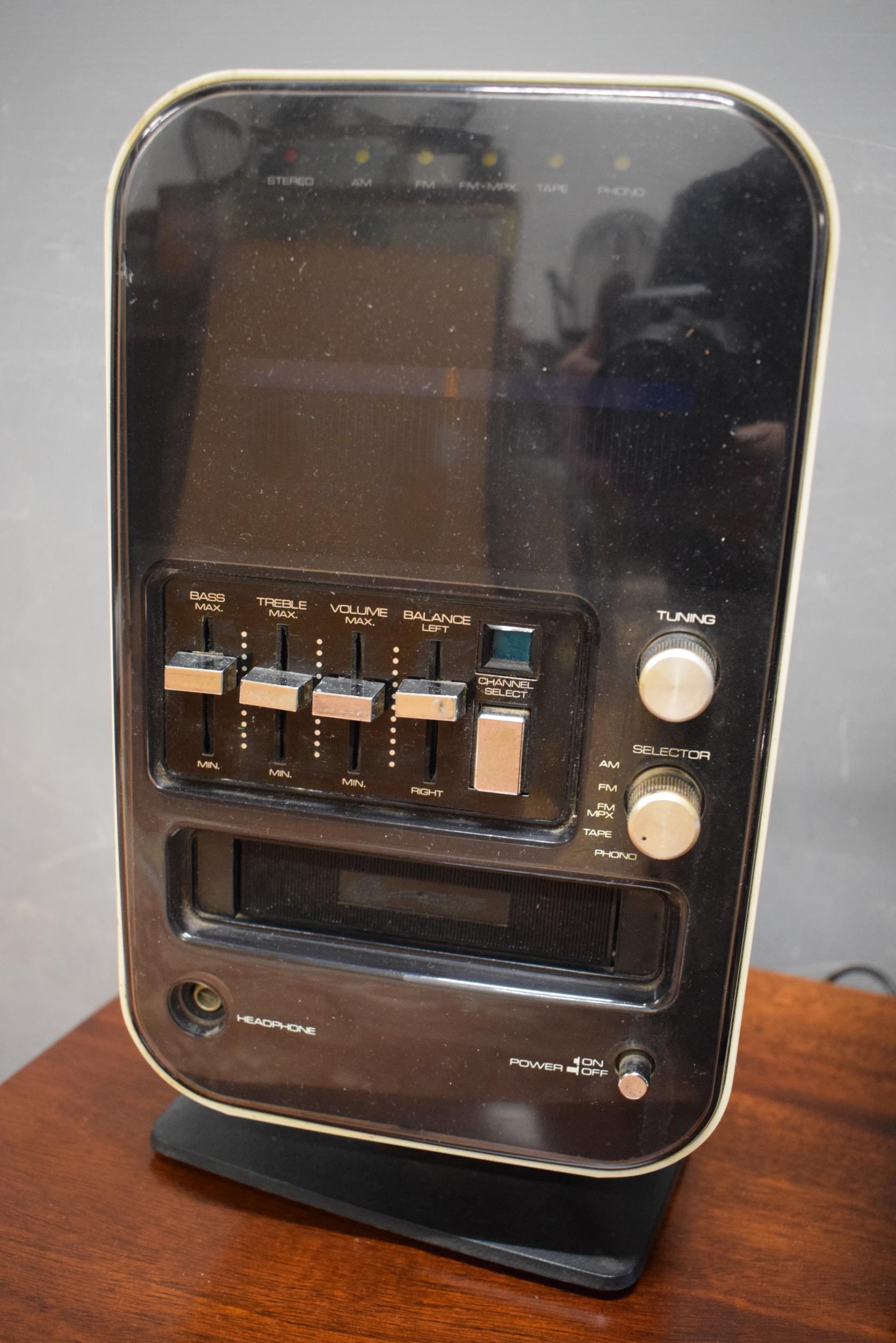 Two Vintage Stero units with integrated 8 Track Players. Working condition unknown.   See photos.    - Image 5 of 7