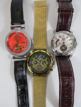 Gents Mechanical Wristwatches Automatic WORKING Inc. PORTAS Etc. x 3 406367