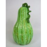 Large Art glass Marrow, 28cm tall.