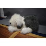 Large fluffy  Old English sheepdog toy.  See photos. 