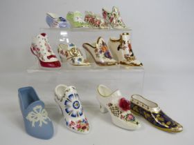 12 Compton Woodhouse Historic miniature shoe collection.