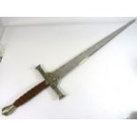Very Large Film Replica of the Highlander Sword made from Stainless steel by United Cutlery. Measure