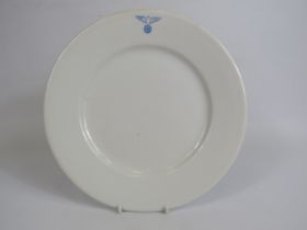 WW2 Porsgrunn German dinner plate, 23cm in diameter.