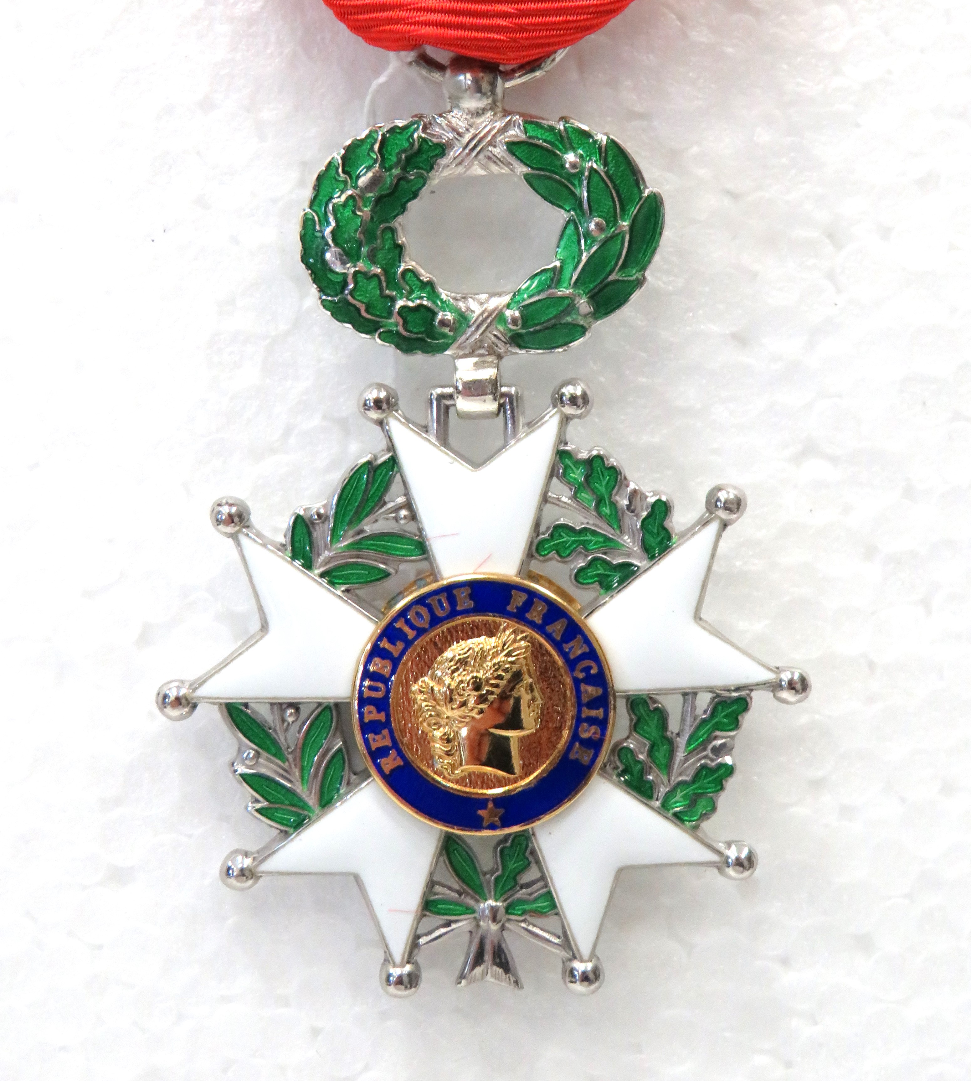 Ordre National de la Legion d'honneur e Patrie 29, Floreal ANX. Silver and Enamel Medal by Arthus Be - Image 4 of 7