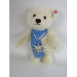 Steiff teddy bear Winter Swarovski bear with certificate.