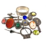 Super selection of Antique and Vintage Silver Jewellery see photos.  