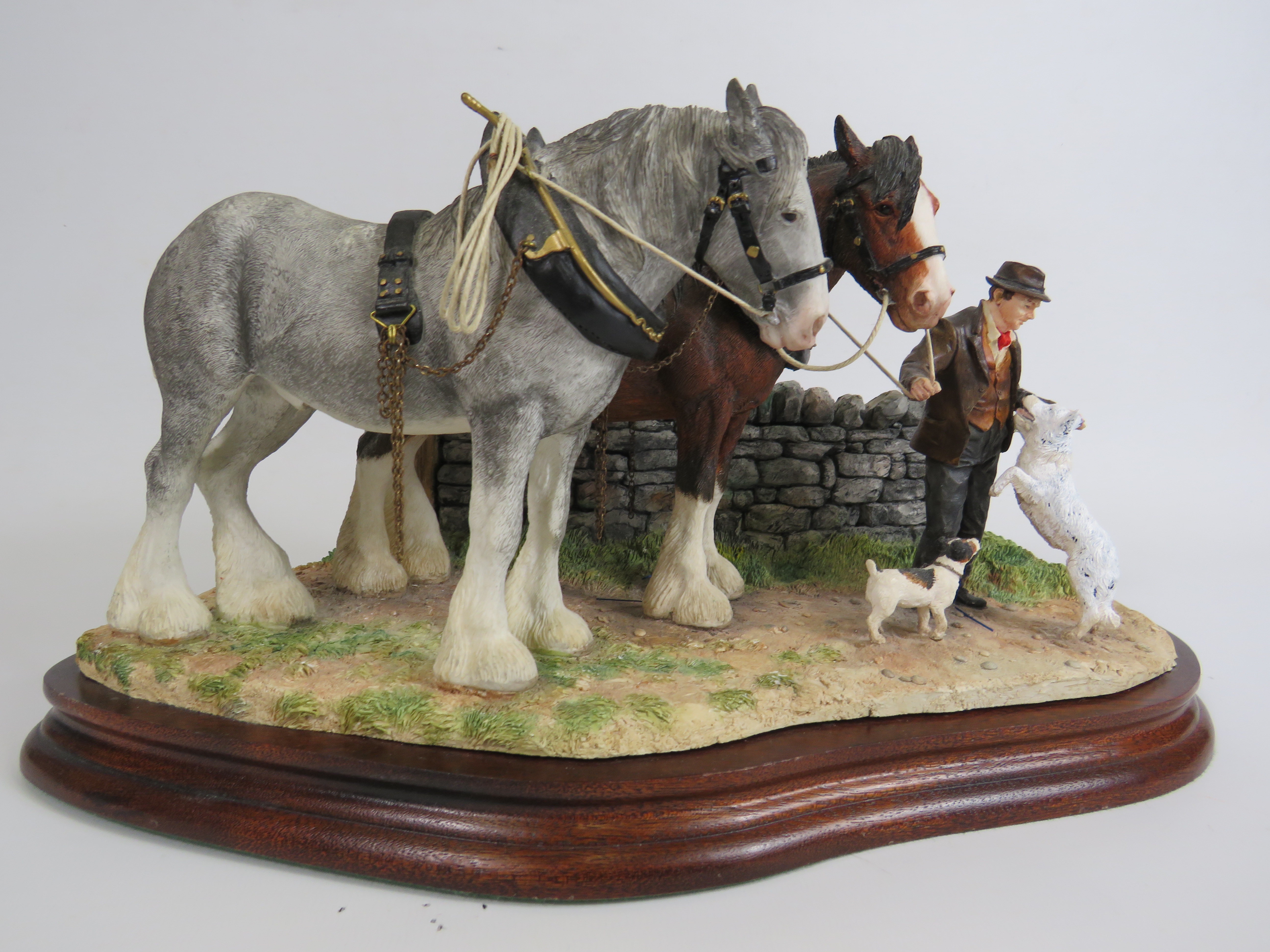 Border Fine Arts sculpture "Homeward Bound" B1029 Limited edition 442 /650. Border collie has been - Bild 2 aus 6