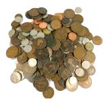 Approx 1.2 Kilos of Old UK Coins to include Victorian Pennies. See photos. 