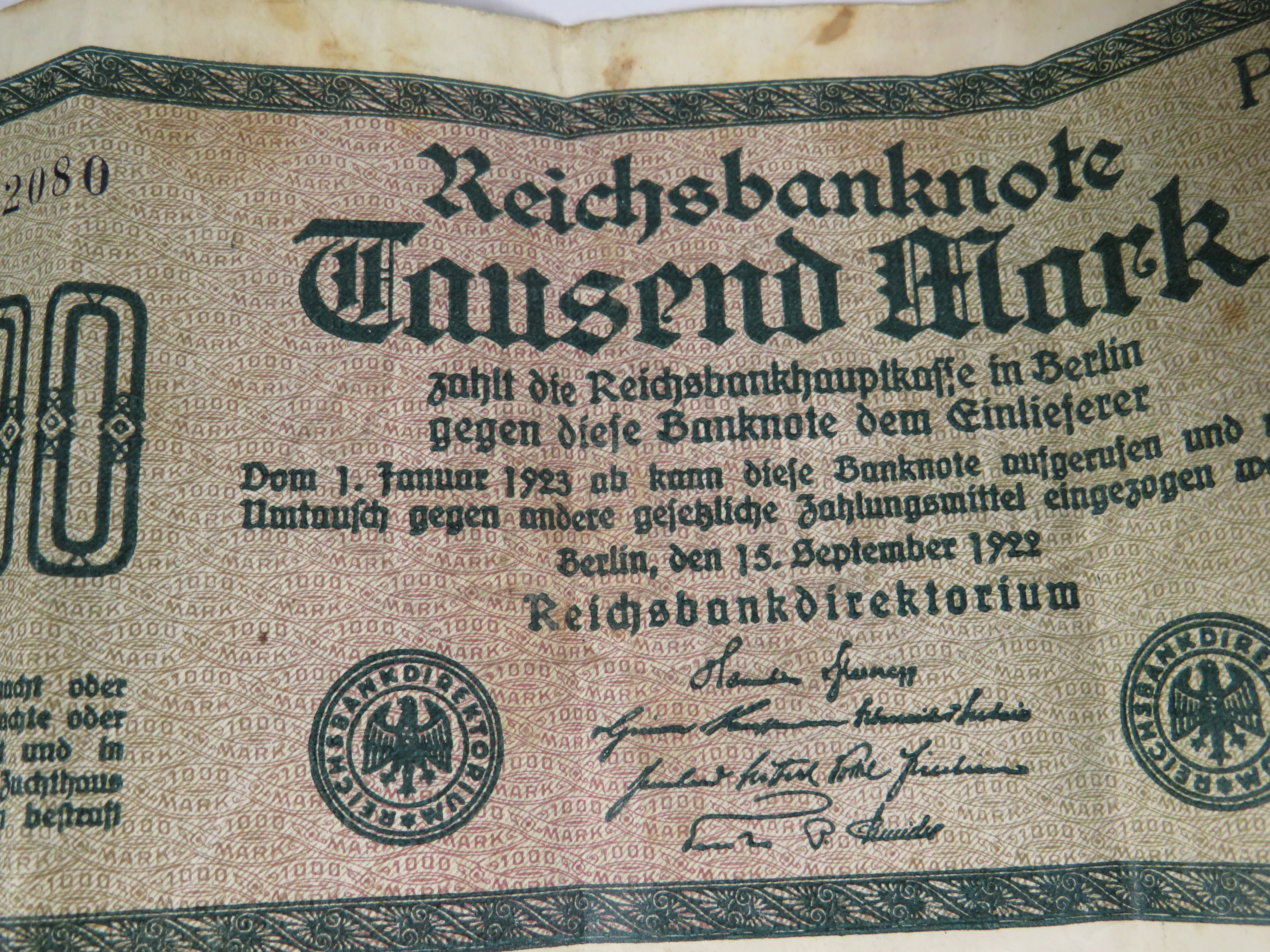 1920's German Bank notes, swiss bank note plus interesting Coins, roman Coins. See photos.   - Image 8 of 8