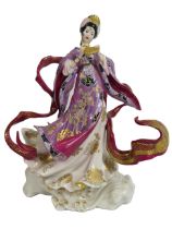 Limited Edition Franklin Mint figurine "The Dragon kings daughter" By Caroline Young, approx 29cm