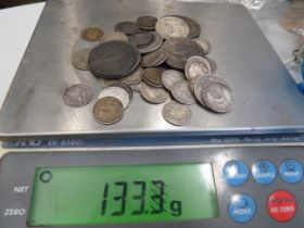 Mixed Lot to include 133.3g of pre 1920 UK coins, 188.3g of pre 1947 UK Silver Coins together with