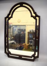 Large Double framed mirror with arched top 42 x 26 inches. See photo. S2