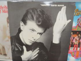 Eight Vinyl LP's, including 'Hero's' by David Bowie. See photos.