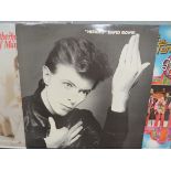 Eight Vinyl LP's, including 'Hero's' by David Bowie.  See photos. 