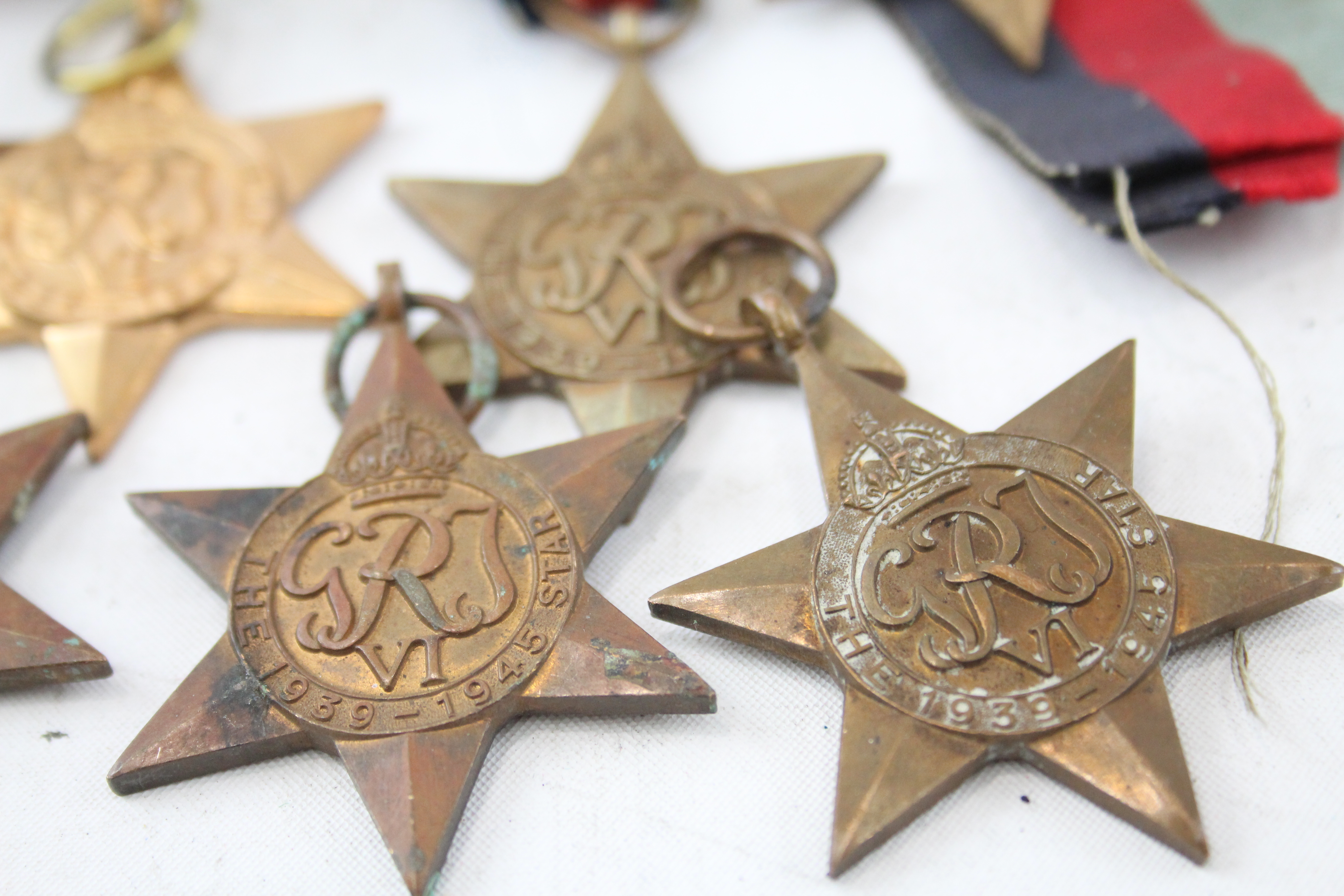 World War 2 1939-1945 Star Medals x 12 2341401 - Bild 2 aus 5