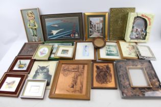 Picture Frames / Art / Prints Job Lot Inc Teddy Playing Cricket - Red Arrows Etc 561311