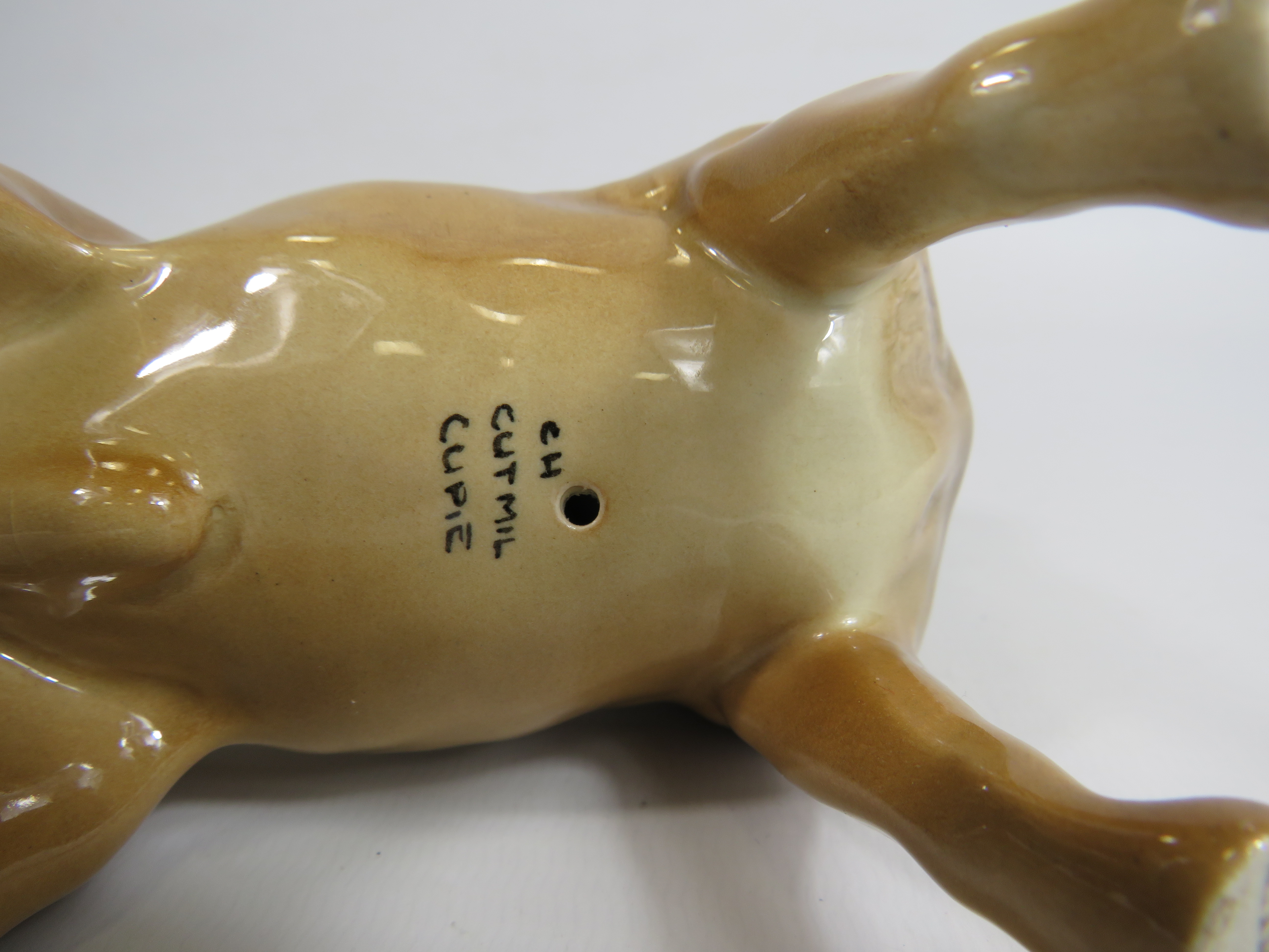 Beswick Pug Dog figurine Ch Cutmil Cupie, 11.5cm tall & 12cm long. - Image 4 of 4