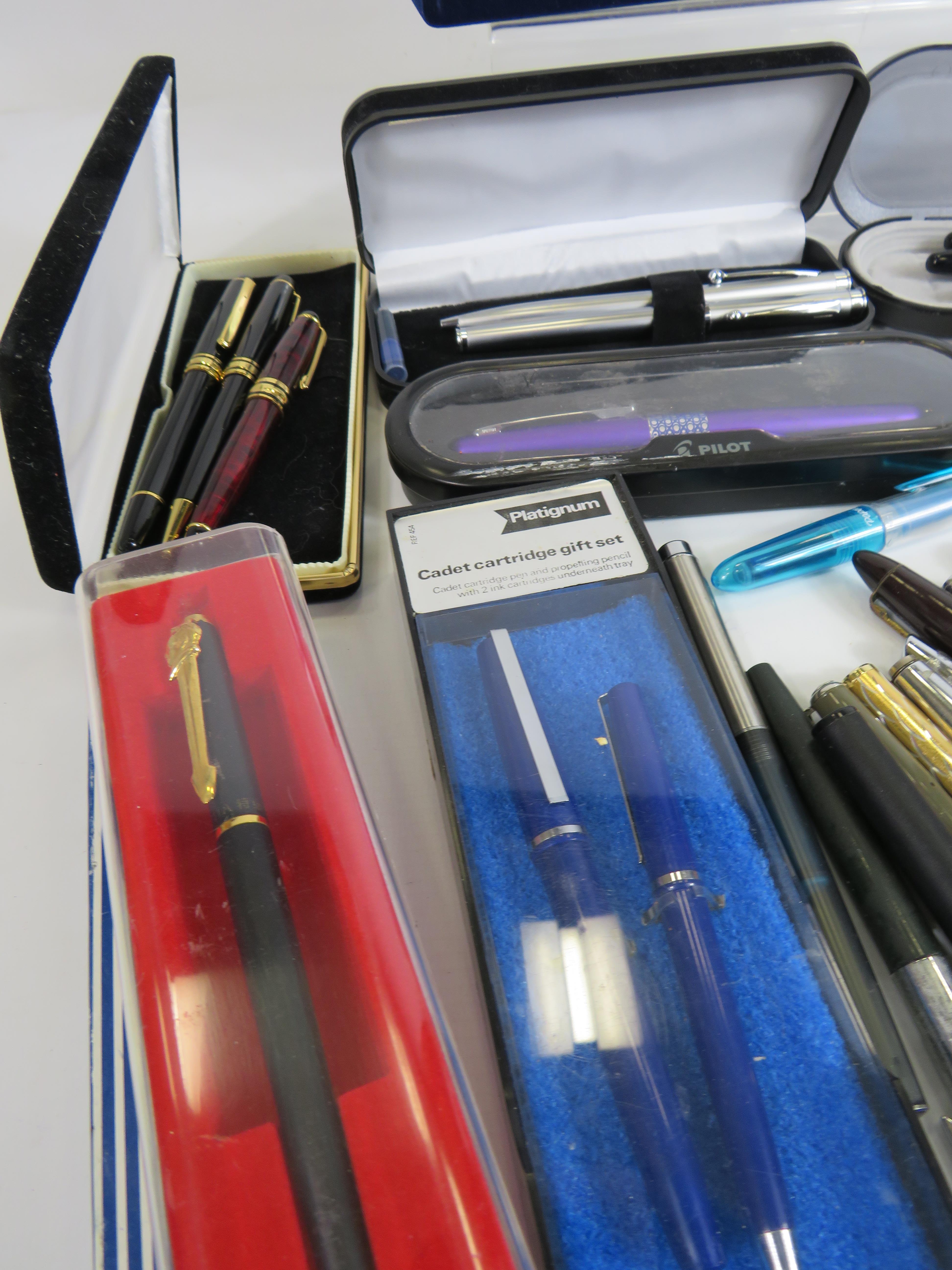 Large selection of various fountain pens including Conway Stewart, Pilot etc. - Image 5 of 5