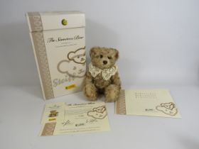 Limited edition the Seamstress bear by Steiff with box and certificate.