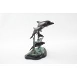 Bronze Dolphins Sculpture 681437
