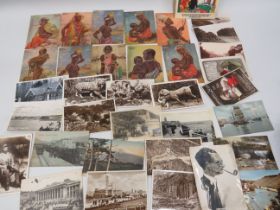 Good Selection of postcards to include Topographical. Big Game, some photo. South African by Kent