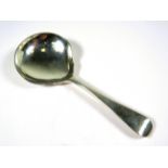 Solid Silver Caddy Spoon Hallmarked for London 1874 by Steven Smith. See photos for detailed descrip