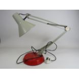 Vintage metal angle poise lamp.