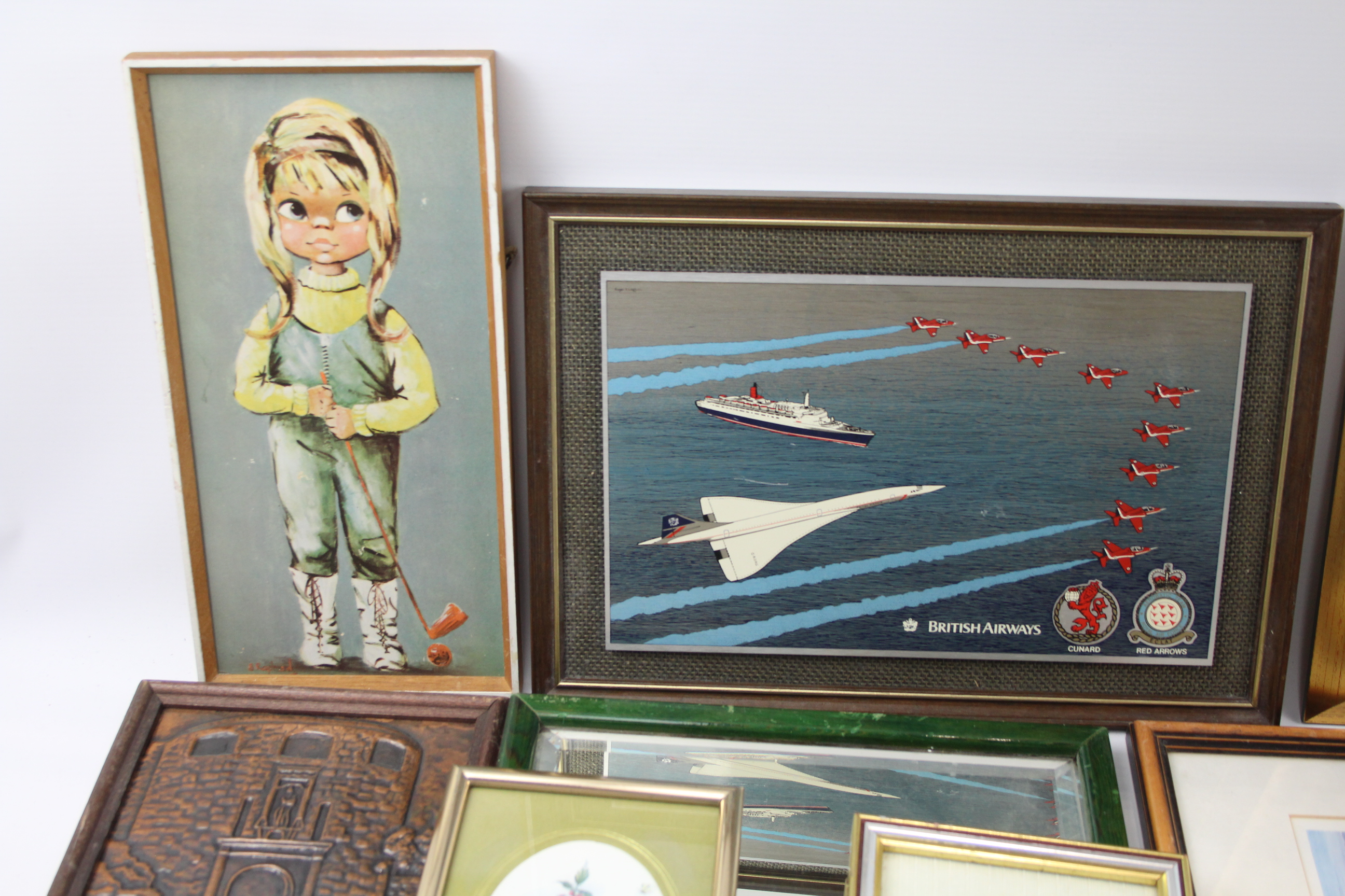 Picture Frames / Art / Prints Job Lot Inc Teddy Playing Cricket - Red Arrows Etc 561311 - Image 2 of 7