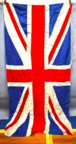 Large Vintage Union Jack Flag which measures approx 110 x 51 inches. See photos. S2