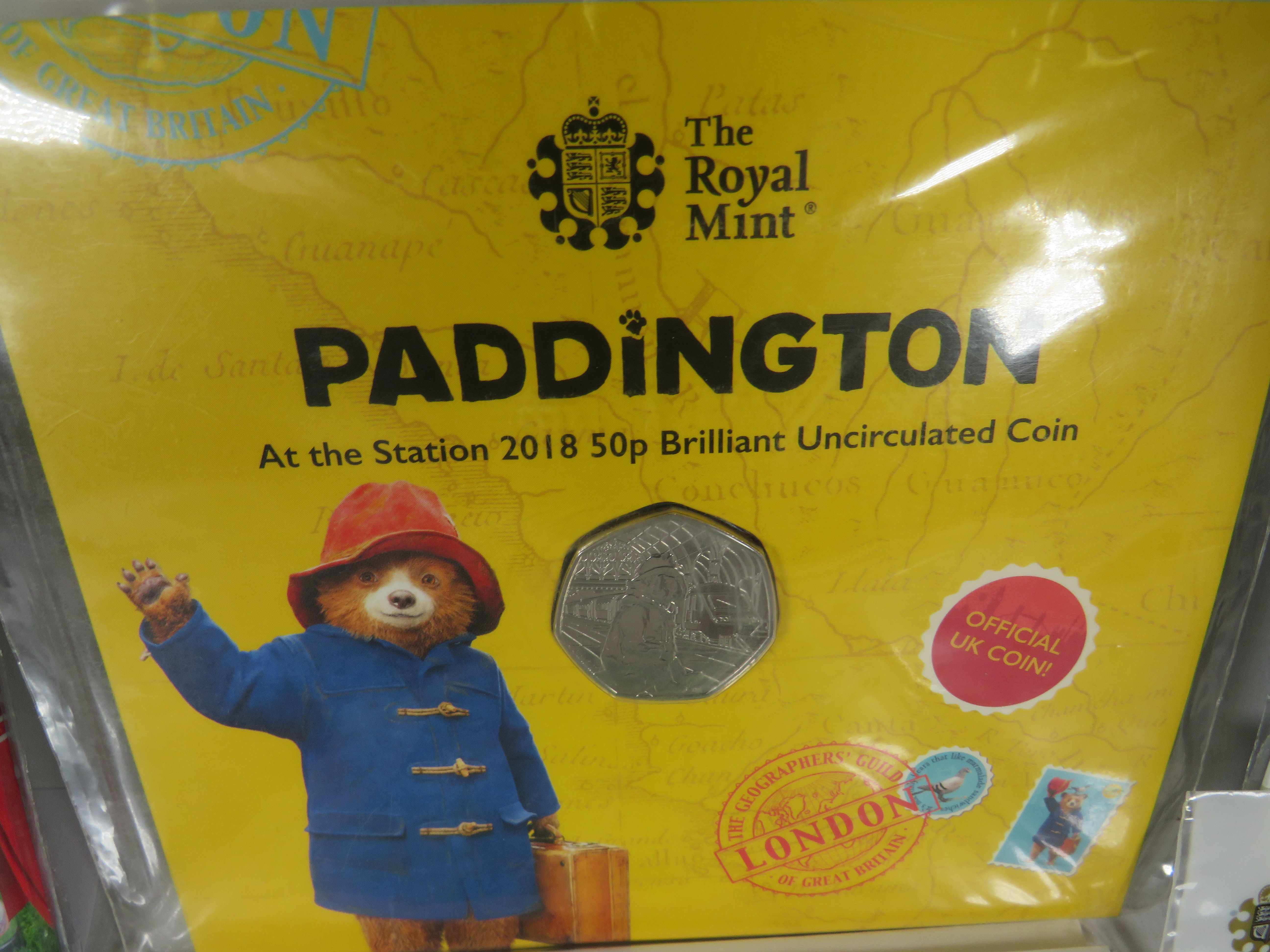 Royal Mint 50p Presentation packs plus a £2 Flying Scotsman proof coin. See photos.  - Image 3 of 6