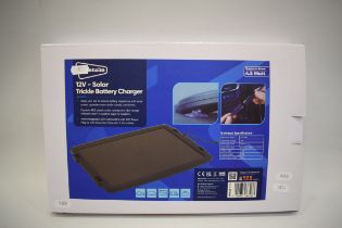 12 Volt Solar Battery Trickle charger in original box. See photos. S2