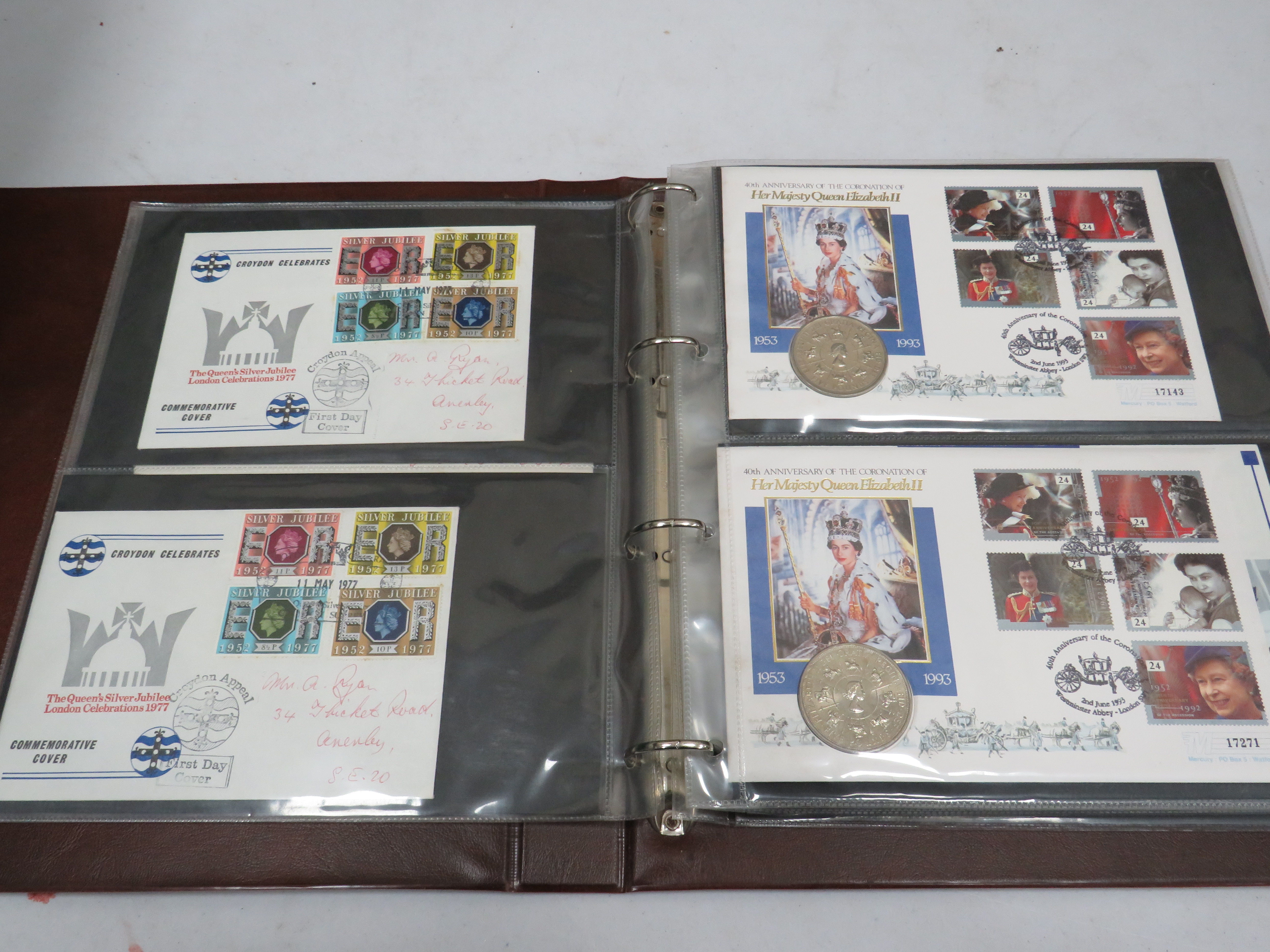 Full and well presented Album of Mint UK Presention packs, FDC's   some coin FDC's see photos.  - Image 3 of 9