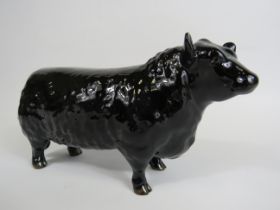 Beswick Aberdeen Angus bull figurine, 11cm tall & 19.5cm long