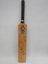 Childs Size Cricket bat by 'Major', 32 inches long. Indistinct signature to face. See photos