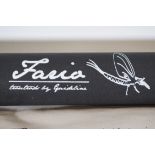 Guide line Faria Four piece 9ft Fly rod with soft and hard case. 