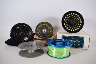 Various fly spools