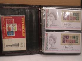 Full and well Presented Album of UK FDC's GB High Values, Coin & Stamp Sets. Victorian Stamps. See m