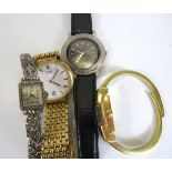 Two Mens & Two Ladies watches. One is a 925 Silver Marcasite mechanical.  See photos. 