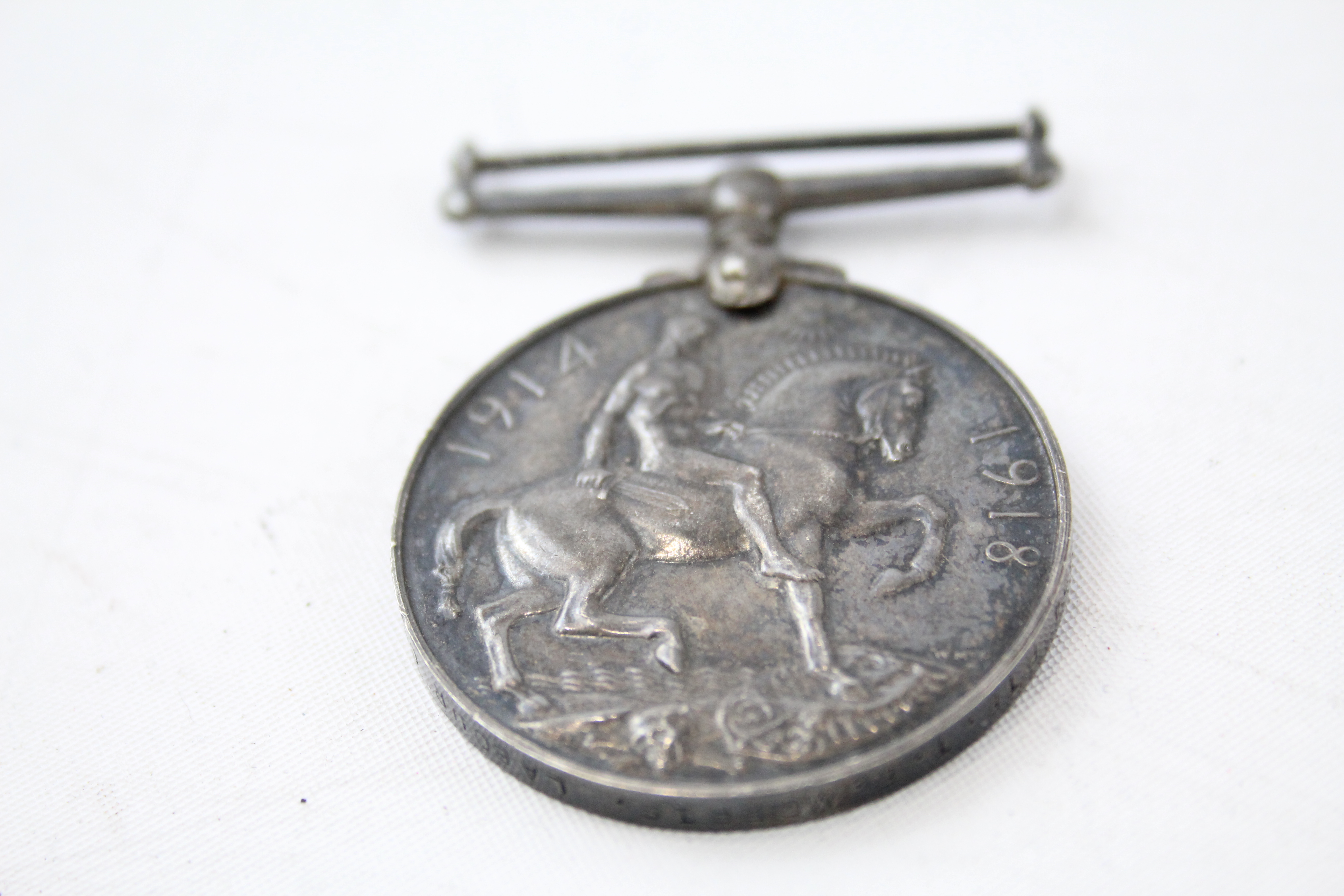 WW1 Medal Pair inc. Named 357224 Pte T.E. Morris Labour Corps 2341269 - Bild 2 aus 7