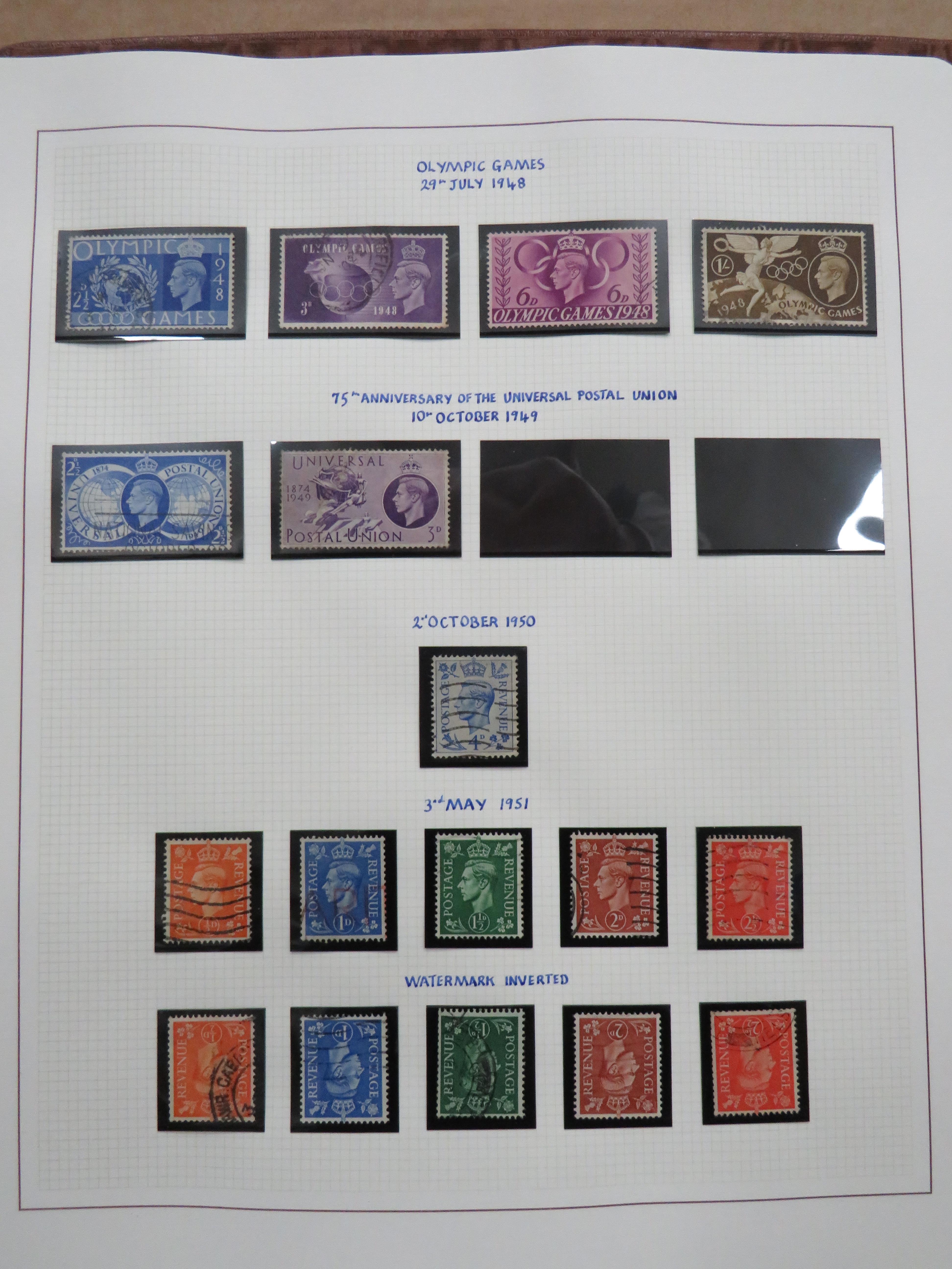 Well presented Part filled Album of Vintage UK Stamps from 1930's to 1950's.  Many Interesting stamp - Image 6 of 8